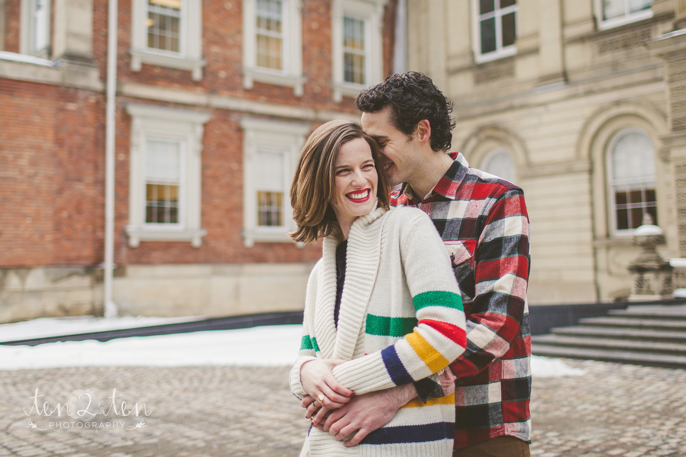 Nathan Phillips Square Engagement Photos