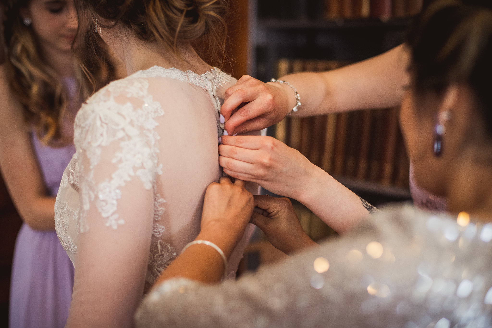 hart house bride getting ready
