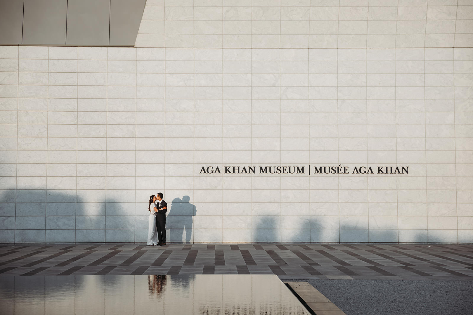 aga khan museum wedding photos