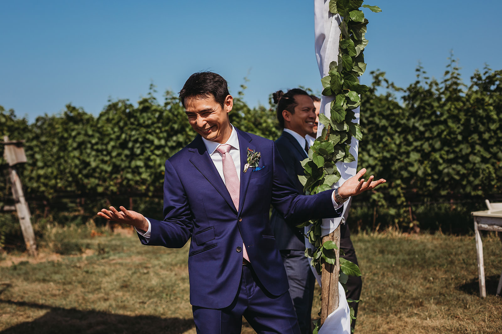 Vineyard Wedding Outdoor Wedding Ceremony