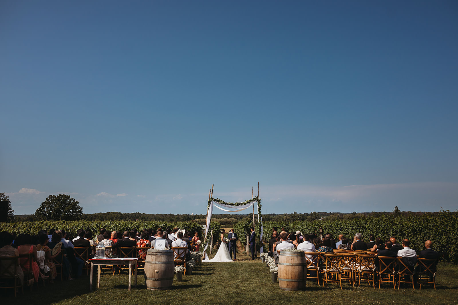 Vineyard Wedding Outdoor Wedding Ceremony